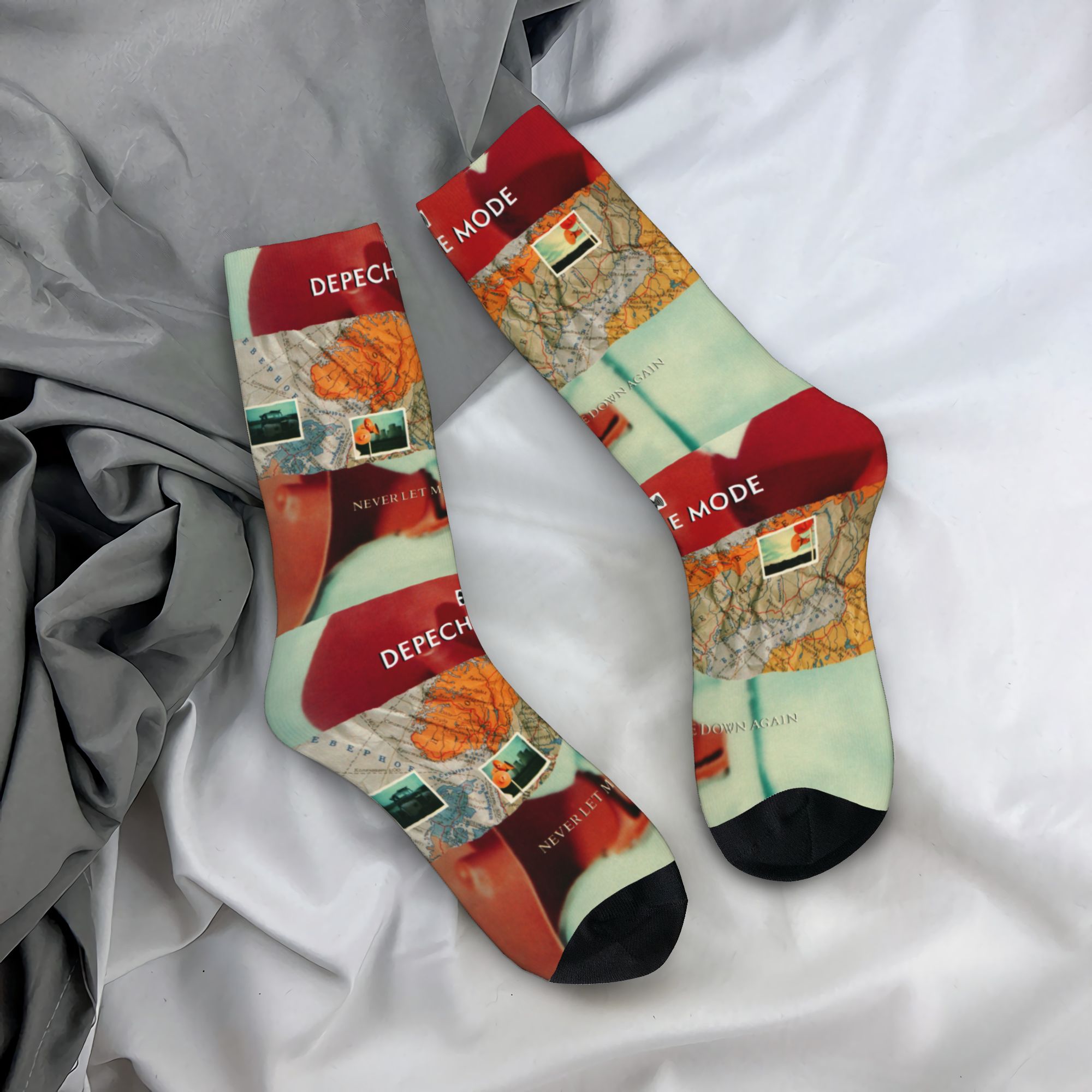 Custom D-Depeche Cool Mode Ele - Dress Sock Men ulasan dan harga