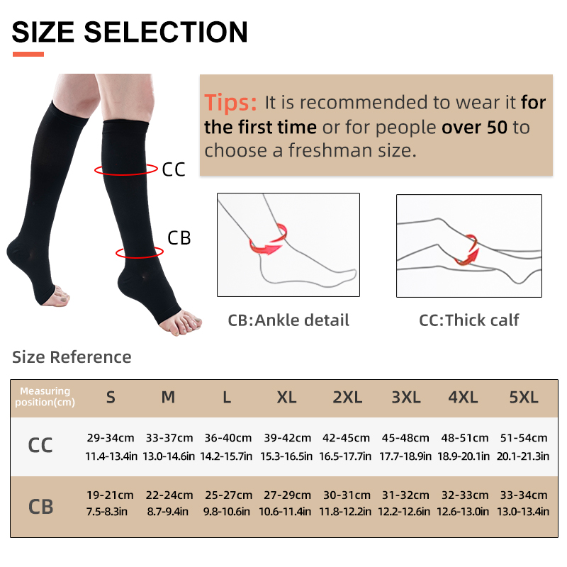 Legbeauty 23-32mmHg Medical Co - Compression Sock Medical ulasan dan harga