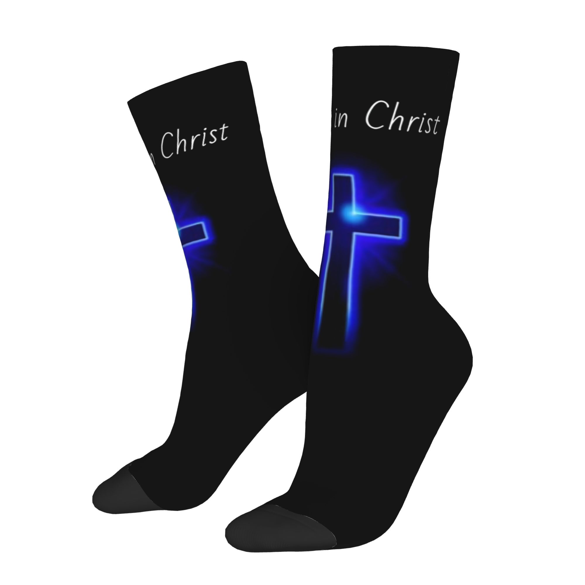 Custom Believe Jesus Christ Me - Dress Sock Men ulasan dan harga